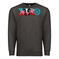 Smoke xoxo with cow Premium Sweatshirt - AdoDesignShop