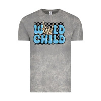 Cloud Rock wild child blue skeleton Vintage Tee - MaliasSmallBusiness