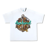 White anchored hebrews 6 19 Urban Heavy Tee - texasbilliewilder