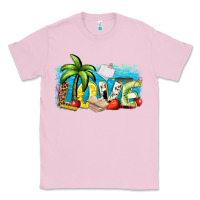 Bubblegum Pink love summer teacher Classic Tee - Zillion Design Studio