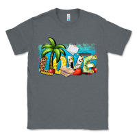 Charcoal Heather love summer teacher Classic Tee - Zillion Design Studio