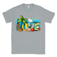 Heather Grey love summer teacher Classic Tee - Zillion Design Studio