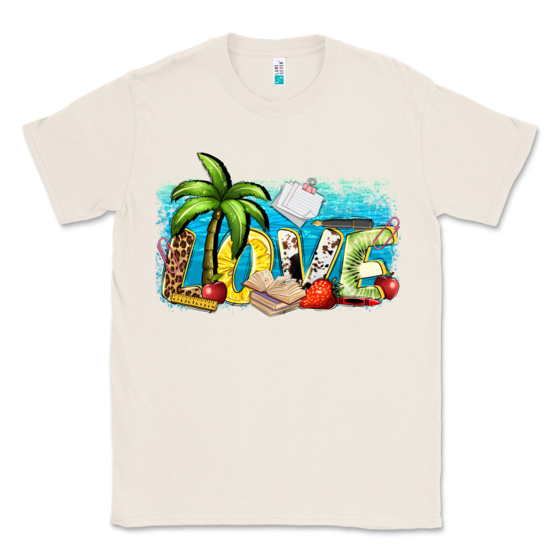 Love Summer Teacher Classic Tee by Zillion Design Studio | Teevron