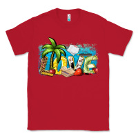 Red love summer teacher Classic Tee - Zillion Design Studio