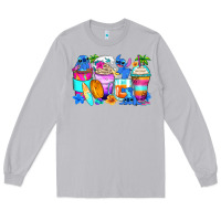 Moon Dust stitch summer coffee cups Long Sleeve Tee - Zillion Design Studio
