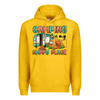 Lemon camping is my happy place Premium Hoodie - MaliasSmallBusiness
