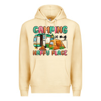 Pina Colada camping is my happy place Premium Hoodie - MaliasSmallBusiness
