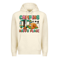 Sandshell camping is my happy place Premium Hoodie - MaliasSmallBusiness