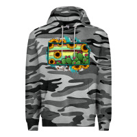 Slate Camo Kansas map sunflower catus serape Premium Hoodie - RanaPortraitStore