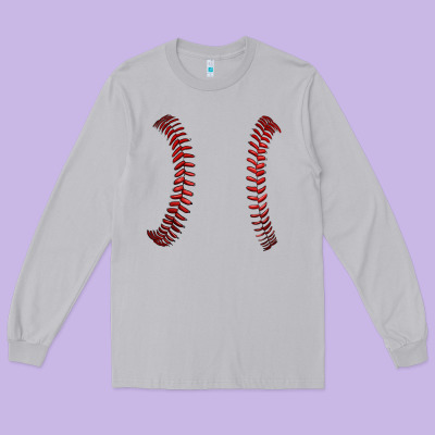 Ball Stitch Long Sleeve Tee Designed By Adodesignshop