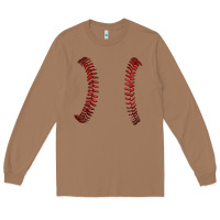 Toasted Coconut ball stitch Long Sleeve Tee - AdoDesignShop