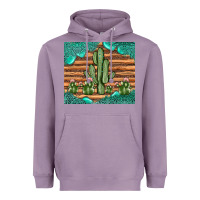 Lavender cactus gemstone Heavyweight Hoodie - JahusDesignShop