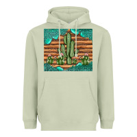 Matcha cactus gemstone Heavyweight Hoodie - JahusDesignShop