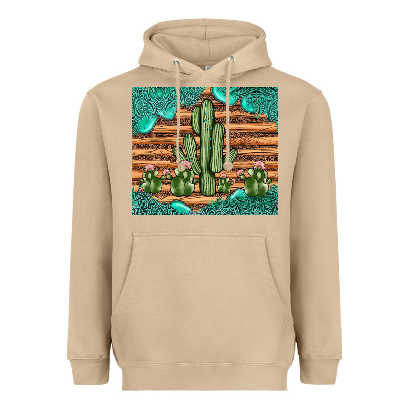 Cactus Gemstone Heavyweight Hoodie by JahusDesignShop | Teevron