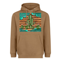 Toasted Coconut cactus gemstone Heavyweight Hoodie - JahusDesignShop
