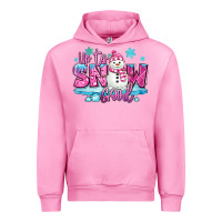 Fuchsia Pink up to snow good pink christmas winter snowman Urban Hoodie - MaliasSmallBusiness