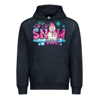Navy up to snow good pink christmas winter snowman Urban Hoodie - MaliasSmallBusiness