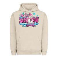 Up To Snow Good Pink Christmas Winter Snowman Urban Hoodie | Teevron
