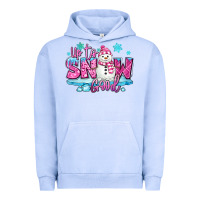 Pigment Grape Ice up to snow good pink christmas winter snowman Urban Hoodie - MaliasSmallBusiness