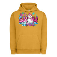 Pigment Peanut Butter up to snow good pink christmas winter snowman Urban Hoodie - MaliasSmallBusiness