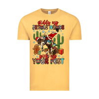 Vintage Mustard giddy up jingle horse pick up your feet Vintage Tee - MaliasSmallBusiness