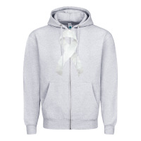 Heather Grey lung cancer ribbon fa element Zipper Hoodie - FaDigitalArtStudio