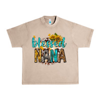 French Oak blessed nana with sunflowers Urban Heavy Tee - texasbilliewilder
