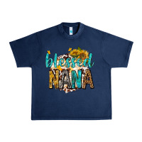 Navy blessed nana with sunflowers Urban Heavy Tee - texasbilliewilder
