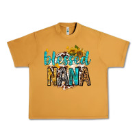 Peanut Butter blessed nana with sunflowers Urban Heavy Tee - texasbilliewilder
