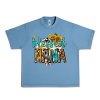 Pebble Blue blessed nana with sunflowers Urban Heavy Tee - texasbilliewilder