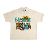 Blessed Nana With Sunflowers Urban Heavy Tee | Teevron