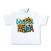 White blessed nana with sunflowers Urban Heavy Tee - texasbilliewilder