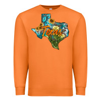 Carrot western texas map Premium Sweatshirt - AdoDesignShop