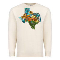 Sandshell western texas map Premium Sweatshirt - AdoDesignShop