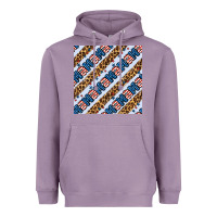 Lavender american mama leopard seamless pattern Heavyweight Hoodie - BundleAndBundleShop