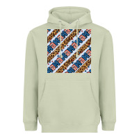 Matcha american mama leopard seamless pattern Heavyweight Hoodie - BundleAndBundleShop