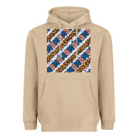 Mushroom american mama leopard seamless pattern Heavyweight Hoodie - BundleAndBundleShop