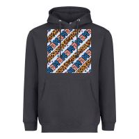 Smoke american mama leopard seamless pattern Heavyweight Hoodie - BundleAndBundleShop