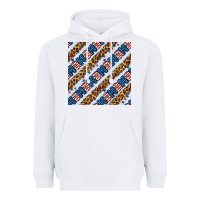 White american mama leopard seamless pattern Heavyweight Hoodie - BundleAndBundleShop