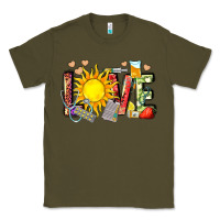 Army Green love summer nurse Classic Tee - Zillion Design Studio