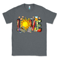 Charcoal Heather love summer nurse Classic Tee - Zillion Design Studio