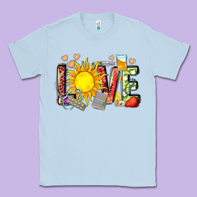 Love Summer Nurse Classic Tee Designed By Zillion Design Studio