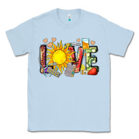 Dusty Blue love summer nurse Classic Tee - Zillion Design Studio