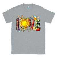 Heather Grey love summer nurse Classic Tee - Zillion Design Studio