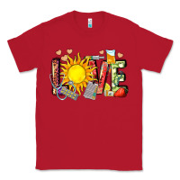 Red love summer nurse Classic Tee - Zillion Design Studio