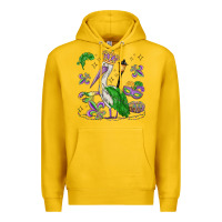 Lemon mardi gras pelican Premium Hoodie - MaliasSmallBusiness