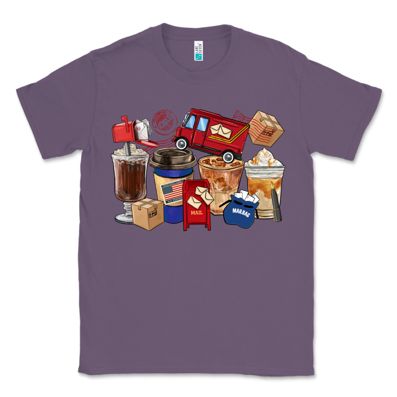 Postal Worker Coffee Cups Classic Tee by FaDigitalArtStudio | Teevron