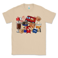 Mushroom postal worker coffee cups Classic Tee - FaDigitalArtStudio