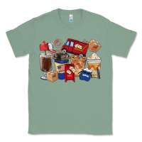 Sage postal worker coffee cups Classic Tee - FaDigitalArtStudio