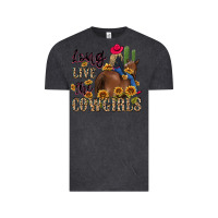 Vintage Black long live the cowgirls Vintage Tee - MaliasSmallBusiness